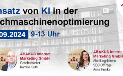 Neues IHK Hannover Seminar „Einsatz von KI in der Suchmaschinenoptimierung (SEO)“ am 18. September 2024