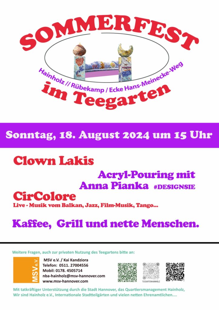 Sommerfest Kunstworkshop Anna Pianka