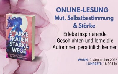 Online-Lesung „Starke Frauen – starke Wege“ am 9. September 2026
